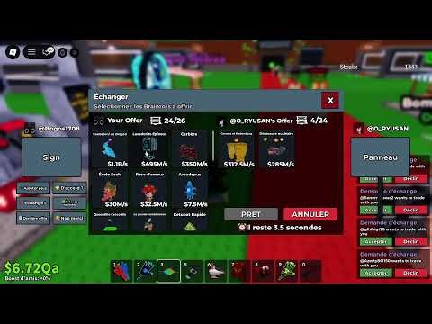 live roblox trade steal a brainrot