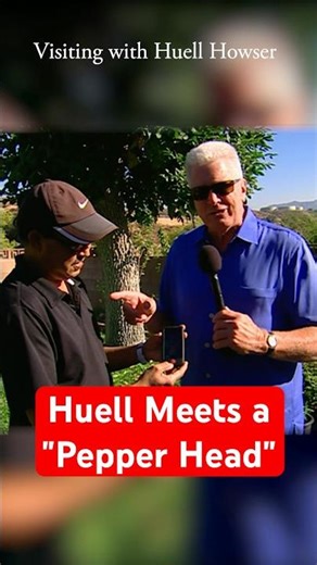 Homegrown Ghost Peppers Test Huell's Heat Tolerance | Visiting with Huell Howser