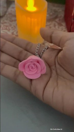 DIY How To Make Rose Flower with Polymer Clay| Simple Handmade Clay Rose Making at Home Tutorial