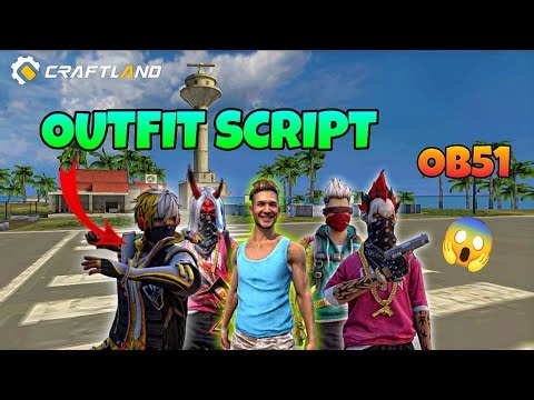 How to Make Craftland Map Outfit Script | After OB51 Update | Outfits in Craftland Map | Bronex4 ff