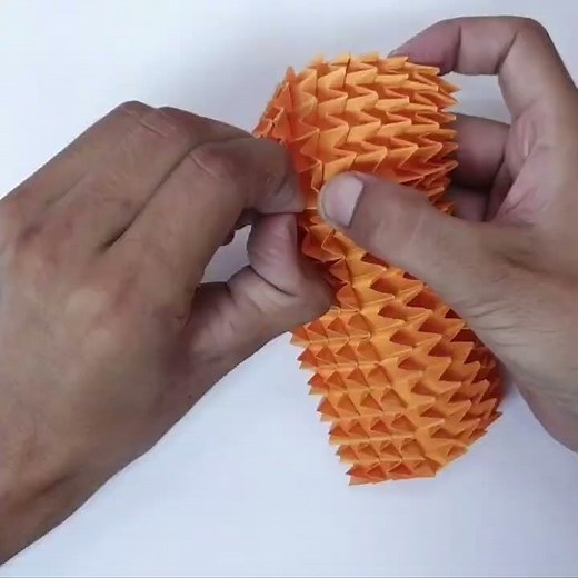 Origami Magic Ball #Origami #artandcraft #papercraft #Magicball