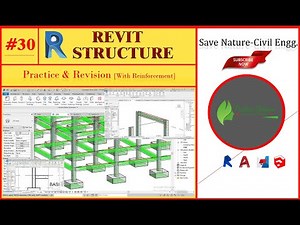 #30. Revit Structure Practice & Reinforcement Details.| Revision| Revit Structure For Free|. PART-01