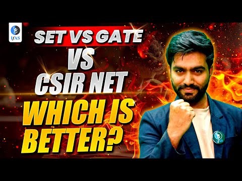 Difference Between CSIR NET, GATE & SET | Which Exam Should You Choose?