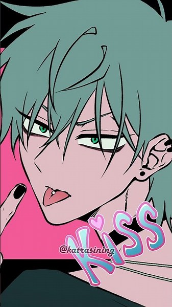 kiss kiss 💋 | jockemo IvanTill 【ALIEN STAGE】 #alnst #에이스테 #animation #shorts