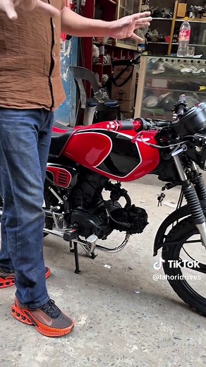 70cc Motorcycle Conversion to Cafe Racer