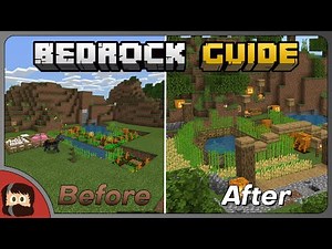 How To Finish Builds | Bedrock Guide EP 04 | Tutorial Survival Lets Play | Minecraft
