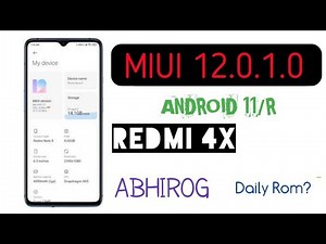 MIUI 12.0.1.0 ROG Stable | Redmi 4X ANDROID R Rom | Xiaomi.eu Stable Version | Better PerformanceA11