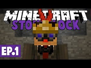 Minecraft StoneBlock - Getting Started In A Cave? #1 [Modded Questing Survival]