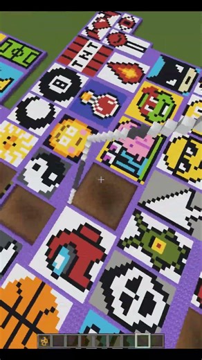 Satisfying Sand Art In Minecraft #shorts #gaming #minecraft