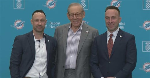 CBS News Miami Special Report: Dolphins introduce new coach Hafley, general manager Sullivan