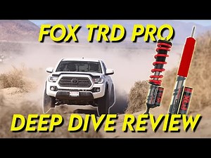 The Fox TRD Pro OEM Suspension Really Impressed