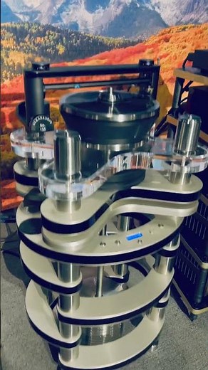 High-end Clearaudio turntable with exceptional dimensional stability, and precise dynamic balancing