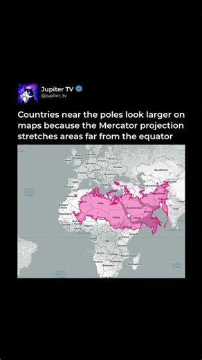 Why Countries Look Bigger on Maps 🗺️