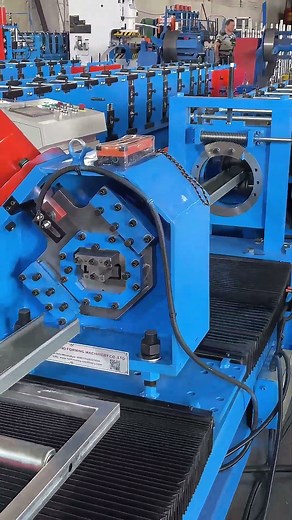 High Speed C Channel Roll Forming Machine #rollformingmachine #purlinmachine #metalforming