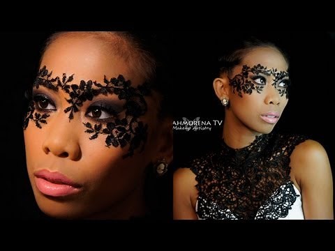 DIY Masquerade - Lace Mask Makeup Tutorial