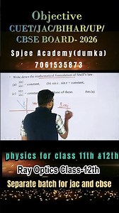 objective physics class 12th (Ray optics)