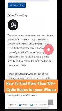How to get 100+ Best Sileo & Cydia repos for your iPhone? 😍 #cydia #repository #ios17