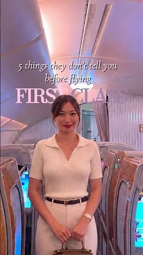 Before you fly Emirates first class, watch this #emirates #firstclass #tips