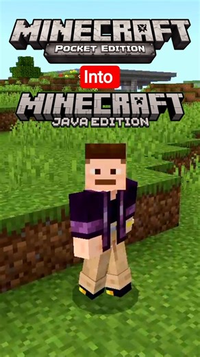 How to make Minecraft Pocket edition into Java edition| #minecraft #gaming