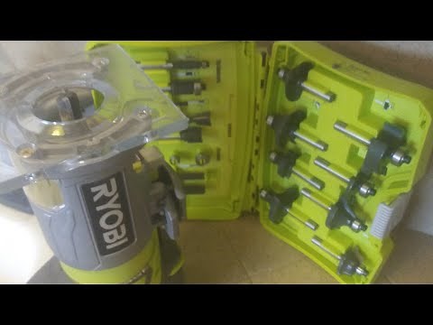 Ryobi router bit set!