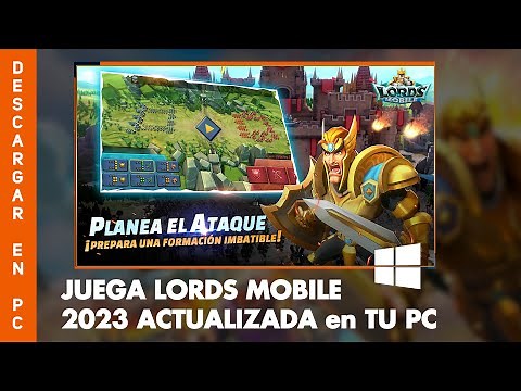 Cómo Descargar Lords Mobile en PC 2023 ⤵️ Cómo Jugar LORDS MOBILE en PC 🕹️💻