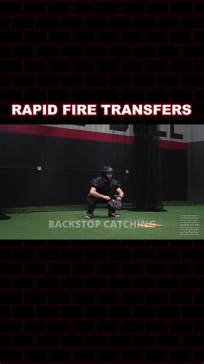 Backstop Catching on Instagram: "With rapid fire transfers, once you reach your throwing position, quickly reassume your ready position. DO NOT SACRIFICE FORM FOR SPEED! Don’t get sloppy. Stay with your quick and short form on every throw! Distance: Thrower is around 20 - 30ft away. Method: Overhand, Underhand, or Machine Reps: 6 - 10 a round #fyp #foryou #baseball #mlb #training #drills #catching #catchers #instruction #coaching"