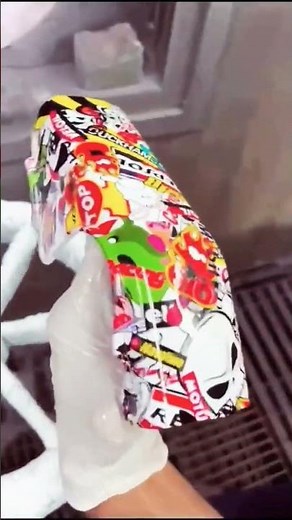 Most Funky & Colorful Paint Job on a Motorcycle! | Hydro Dip Magic!