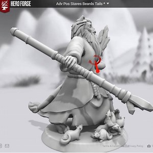 12K views · 527 reactions | We hope you all are having fun with our new Advanced Posing feature on our site! Did you know you can also move around the position of beards and tails on your miniature? Try it out now at HeroForge.com! | Hero Forge | Facebook