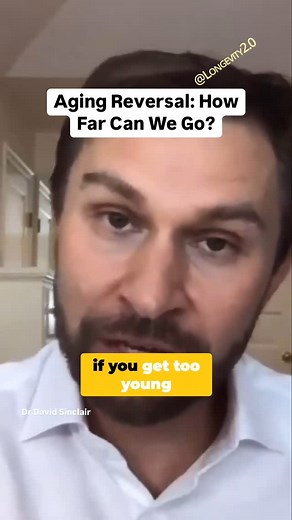 The Longevity Experts | 🔬 Reversing Aging: How Far Can We Go? 🧬 Dr. David Sinclair explores the exciting potential of reversing biological aging without going too... | Instagram