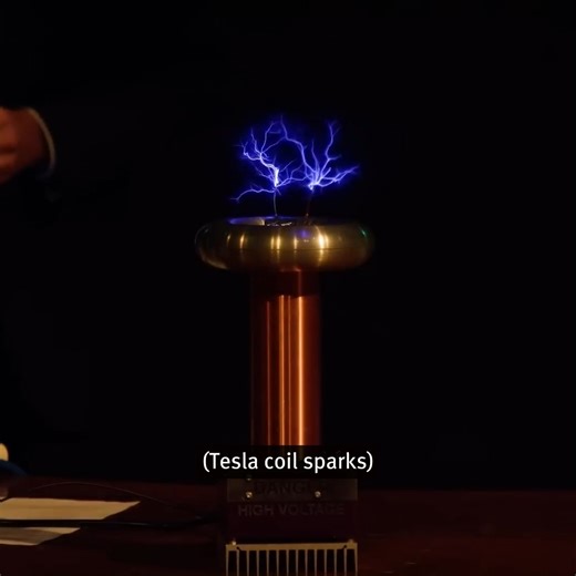 2.1M views · 60K reactions | Have you ever heard of the band, Tesla Coil?  Neither had we, until David Rickett's introduced us to these high-voltage performers ⚡️ Watch to the end for his most dangerous demonstration yet 﫣 | Royal Institution of Great Britain | Facebook