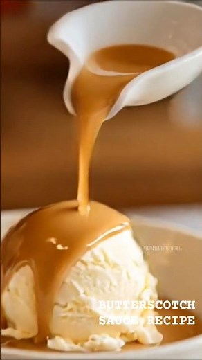 Homemade Butterscotch Sauce in Minutes | No Corn Syrup! 😋🔥
