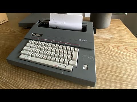 This is how typing in the 80s sounded like