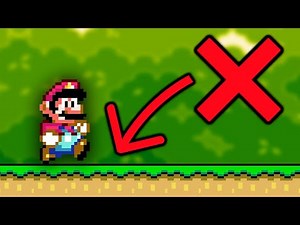 If Mario touches Grass, the video ends...
