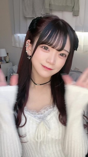 メイク変えたら涙袋ばくはつした ദ്ദി ˃ ᵕ ˂ )