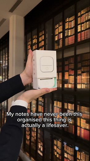 🖤 Early Black Friday 40% OFF 📘 The portable mini printer made for smarter note-taking 🚀 Free express shipping ⚡ Add style and aesthetic to your study setup 🛒 Shop now at printbuddy.ink | Print buddy