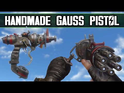 Handmade Gauss Pistol - Fallout 4 Mods