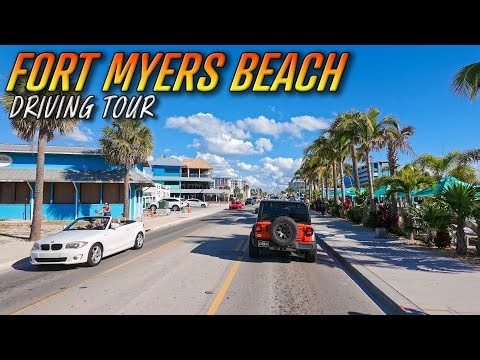 Fort Myers Beach Florida | Smooth Drive Along Estero Island