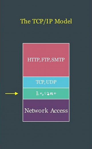 The TCP/IP Model Visually Explained #networking