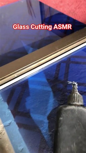 This Glass Cutting Process is TOO Clean 😲 #glasscutting #shorts #short