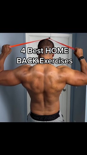Top 4 Home Back Exercises for a Stronger Back | Resistance Band Workout