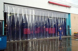 PVC Strip Door Curtain Kit - Vinyl Strip Door - Complete Kit