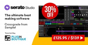 Save 30% on Serato Studio beat making software crossgrade from Serato Sample