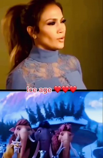 Jennifer Lopez as Shira in Ice Age: Behind the Scenes Voice Recording