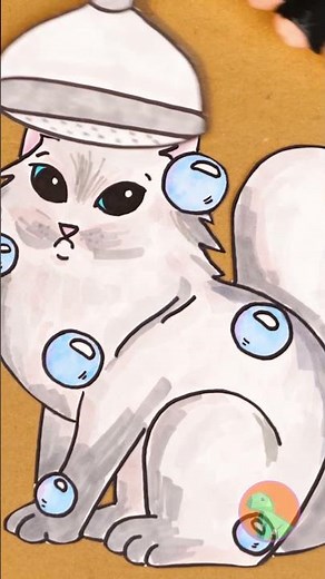 Paper Cat Makeover! 🧽🐱 Clean It with DIY Paper Soap!