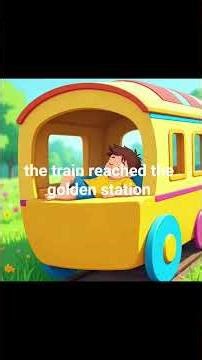 Nap time story for kids, Justin and the rainbow train