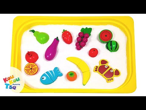Μαθαίνουμε τα φρούτα και τα λαχανικά | Εκπαιδευτικό βίντεο για νήπια