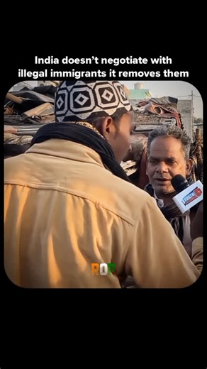 Reality Of Politicians | A street interview just went viral after a man suggested that certain migrant groups deserve a “separate setup” inside India instead of... | Instagram