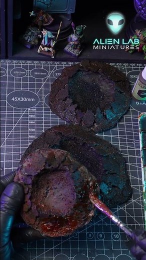 DIY Miniature Craters Tutorial: Enhance Your Wargaming Terrain for Warhammer 40k & dnd #shorts ccc