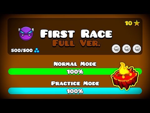 FIRST RACE FULL VERSION! BY: CACHALOTGD (Full HD) || Geometry Dash 2.204