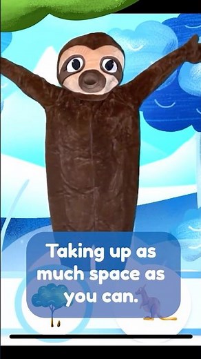 Kids STRETCH Like a TREE 🌳 Grow CONFIDENT with Steve the Sloth #mindfulkids #kidsexercise #stretch